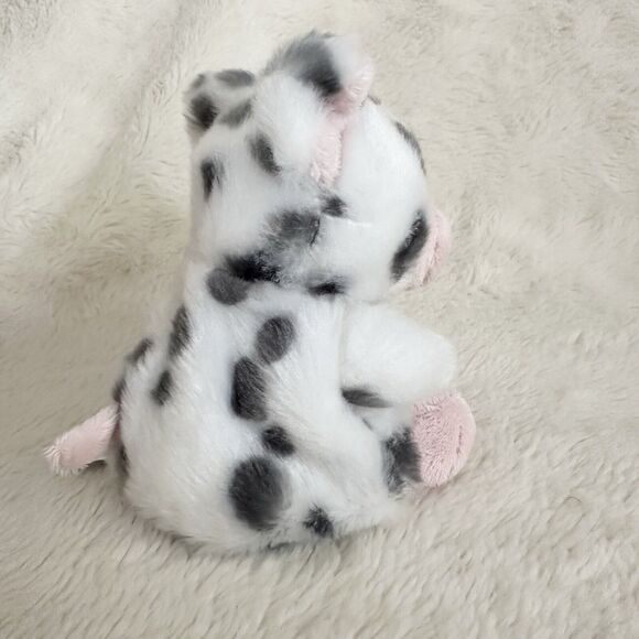 Aurora World 5" Spotted Pig Palm Pals Beanbag Farm 2020 Stuffed Animal Plush - Picture 3 of 5